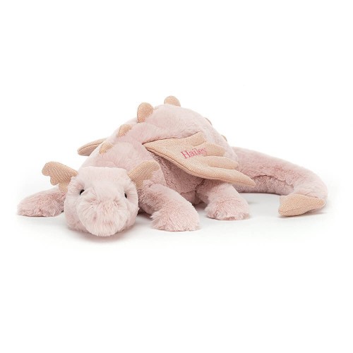 Jellycat Rose Dragon (Sizes Available) 